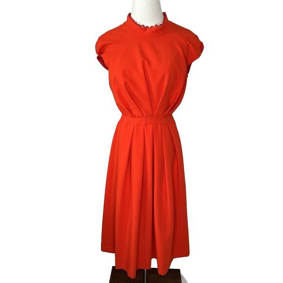 Rachel Comey Dresses & Skirts - RACHEL COMEY‎ JACMAR DRESS SIZE 4 BRIGHT RED CREPE S